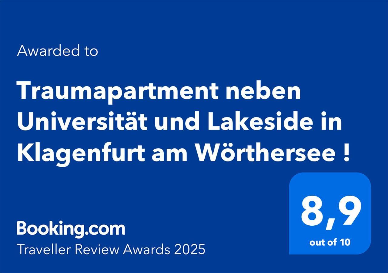 Traumapartment Neben Universitaet Und Lakeside In Klagenfurt Am Woerthersee ! Esterno foto